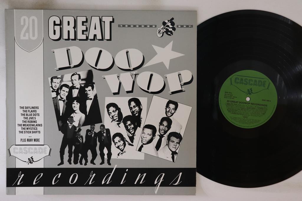 LP Record VARIOUS - 20 Great Doowop Recordings DROP1008 CASCADE 1984 Europe Rock Used