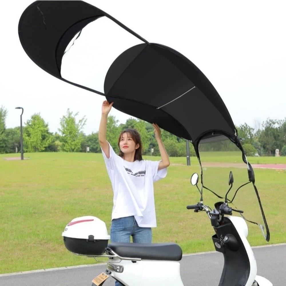 UV Protection Electric Scooter Cover Detachable Vehicle Rain Shelter Motorcycle Rain Cover Summer