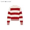 Tommy Hilfiger Women's Striped Long Sleeve Knit Sweater