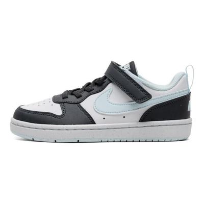 Tênis Infantil Court Borough Low Recraft PS Antracite Azul Gelo Branco HQ3261-060