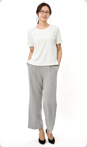 [Aoyama Clothing] [#Amazing] [Optical] Short Sleeve Crew Neck Top