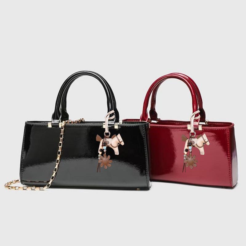 Fashion PU Solid Color Women's Shoulder Bag 2025 Valentine's Day New Square Bag Hot Selling Casual Classic Crossbody Bag