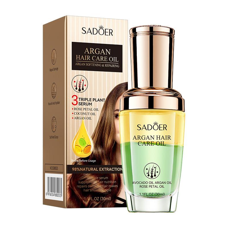 Hair Care Essential Oil 30ml SADOER Softening Nourishing Hair Care Essential Oil 30ml