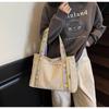 High value large capacity tote bag women's new fashion versatile simple shoulder casual college student commuting