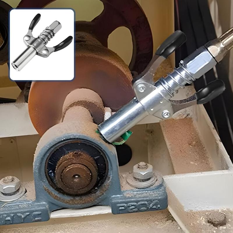 Fettmundstück mit flexiblem Verlängerungsschlauchadapter Fettpresse Schmiernippel für alle Arten von Fett