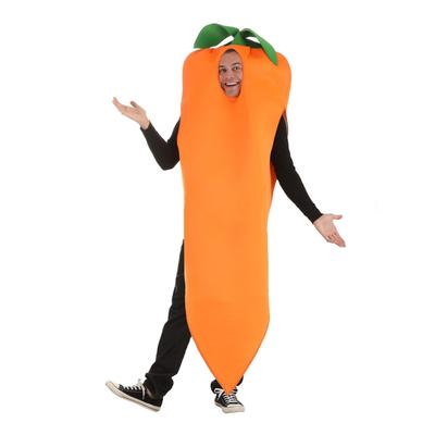 Kostium marchewki na Halloween cosplay, dla dorosłych