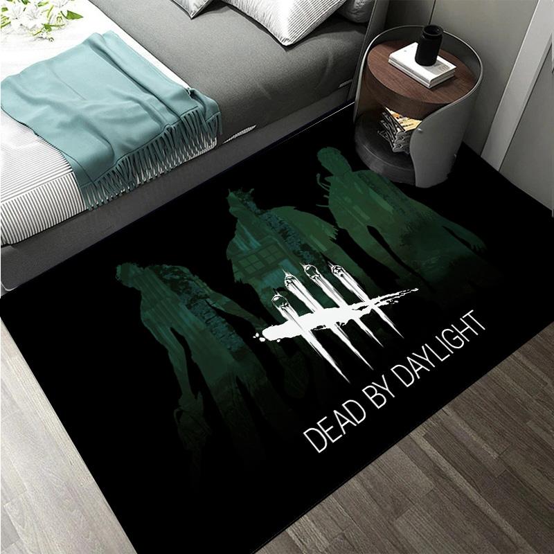 D-Dead by Daylight survival horror escape game Large Area Rugs Carpet for Home Living Room Bedroom Sofa Doormat Floor Play Mat