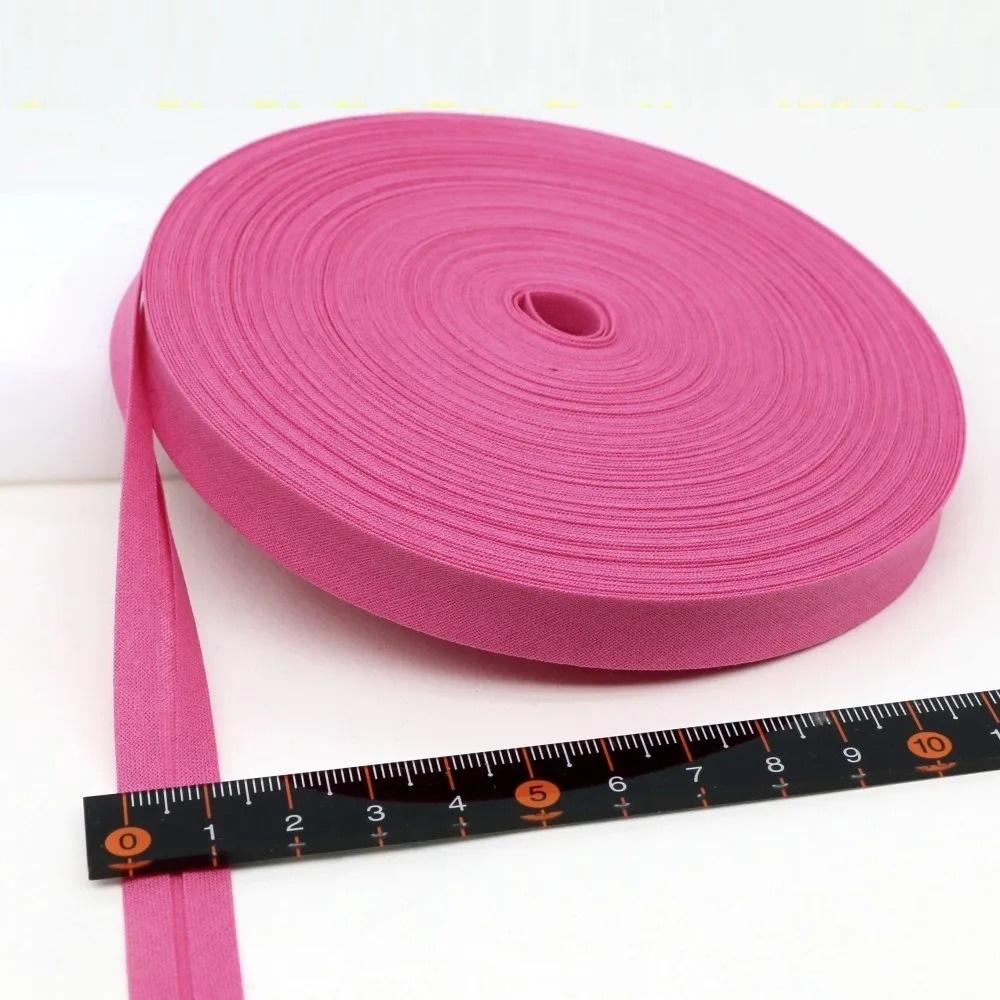 12mm(1/2") Narrow Ironed Single Folded Cotton Solid Color Bias Binding Tape Diy Ribbon Garment Quilt Craft Sewing Accessories