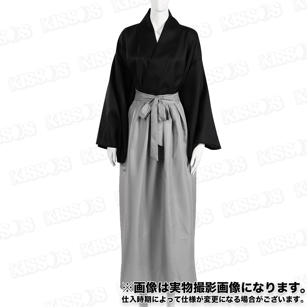 KISSOS Cosplay Samurai Samurai Kimono Hakama Japanese Clothes Japanese Style Costume Halloween Costume Event Disguise Party Unisex