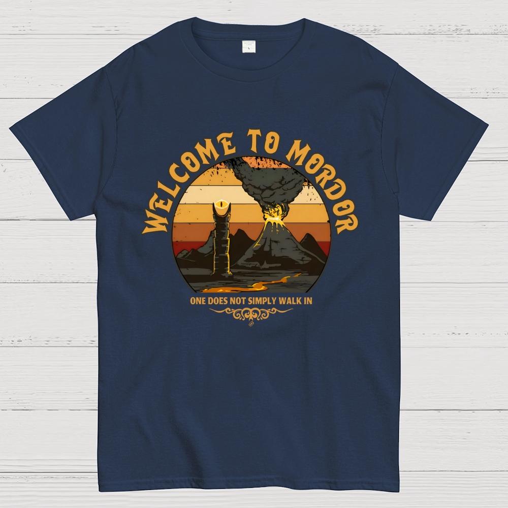 Welcome To Mordor Cotton Summer Casual Cool Loose T-Shirt