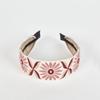 LALA Sunflower Embroidered Hairband P-Coral