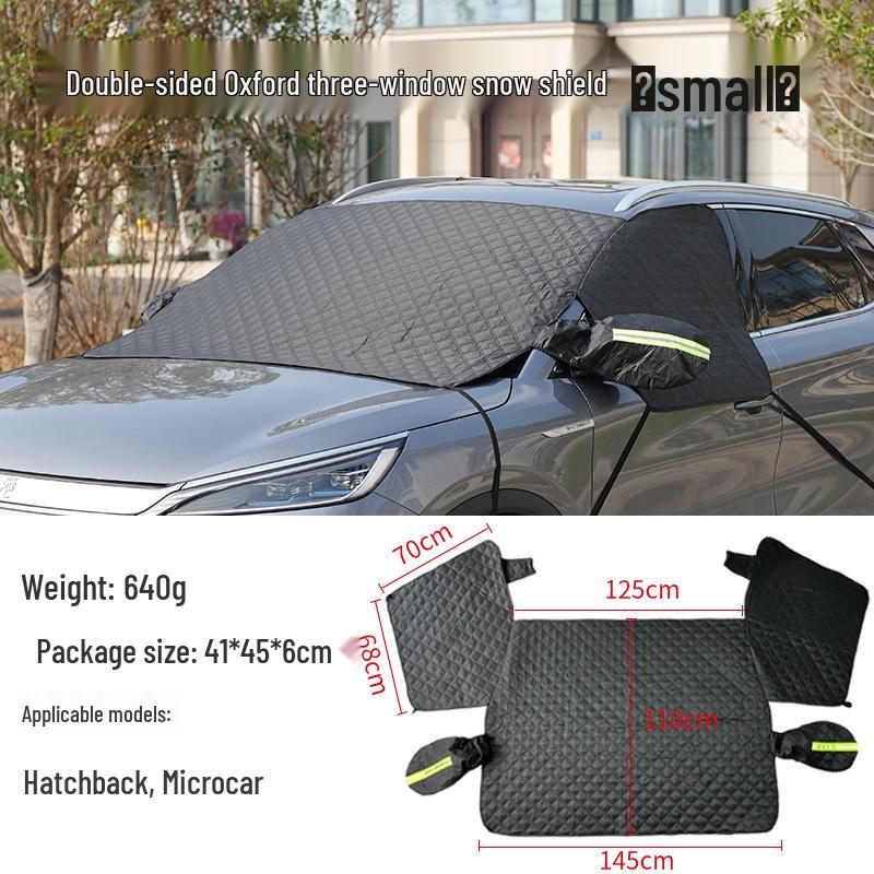 Extra Große Doppelseitige Oxford Schneedecke: Frostschutzmittel, Frostschutz für Autoscheibe - Winterfest.
