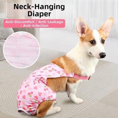 Atmungsaktive physiologische Hundehosen Waschbare Hundewindel Hund-Menstruationshöschen Bauchwunden