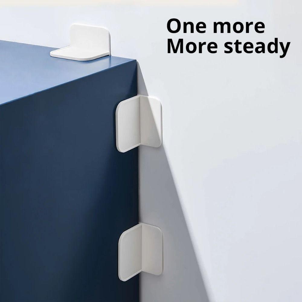 1/2/4 buc. Dulapul de protecție pentru siguranță pentru copii Suport anti-răsturnat Dispozitiv anti-cădere clapă anti-dumping