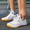 2025 new badminton shoes men's and women's non-slip on the ground professional competition training special couple volleyball sports shoes