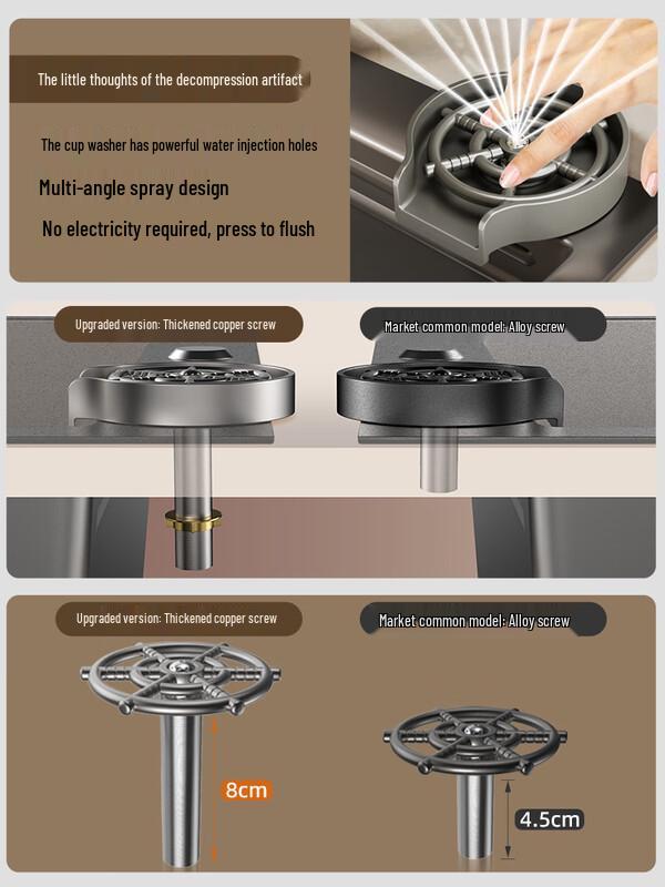 304 Stainless Steel Automatic Cup Rinser