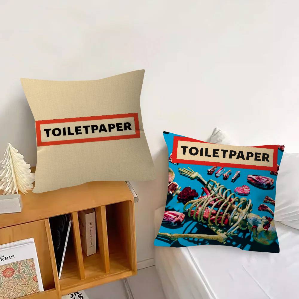 Pillow Gift Home Office Decoration Bedroom Sofa Car Cushion Cover Case 45x45 Fashion T-Toiletpaper
