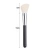 Large Flat & Angled Powder Brush with Soft Bristles for Foundation, Contour, and Blush