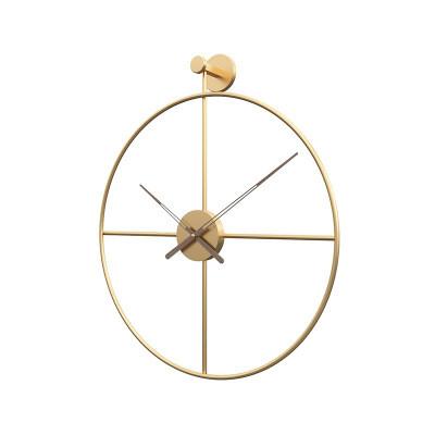 Orologio da Parete in Ferro Minimalista Creativo, Minimalista, Moderno, Soggiorno, Stile Nordico, Orologio Silenzioso, 50cm