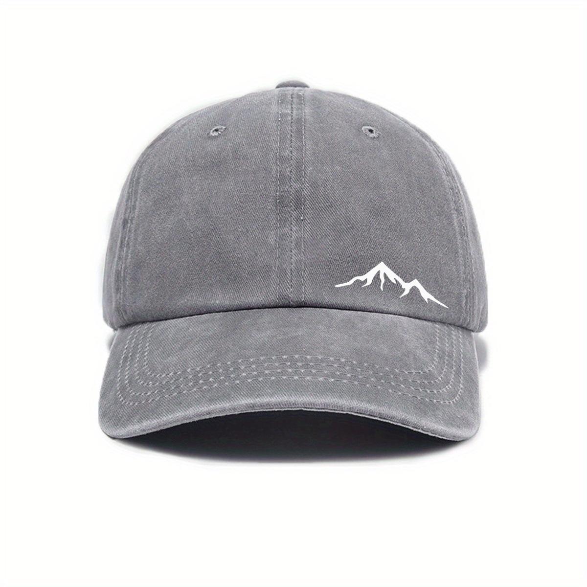 

Mountain Peak Printed Washed Cap - Men s and Women s Baseball Cap - Soft Top Outdoor Mountaineering Bowler Hat