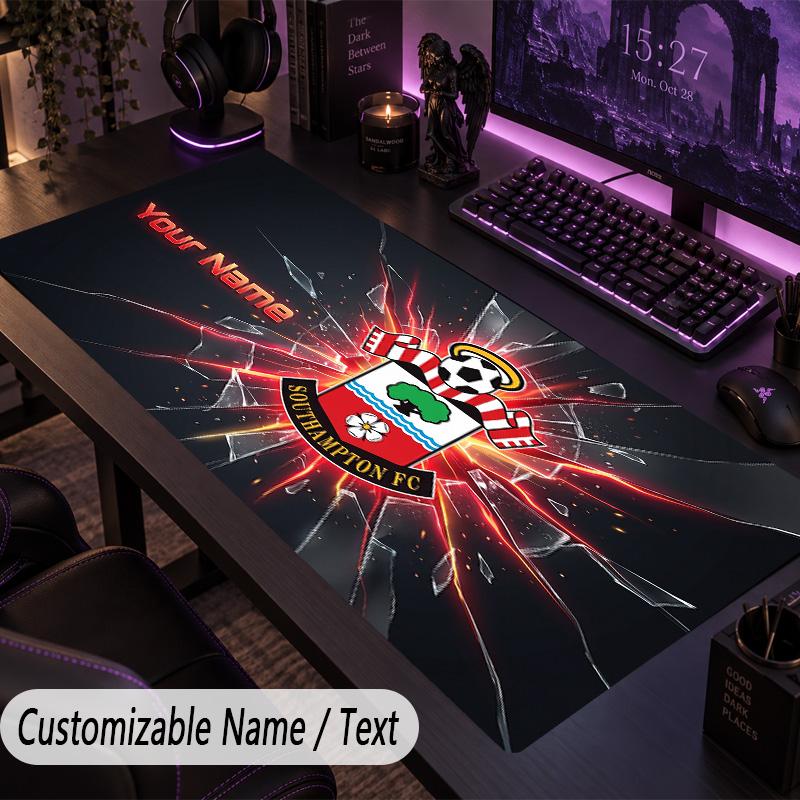Large Mouse PadSouthampton FC Custom Name Text Personalized Desk Mat Non Slip Gaming Pad