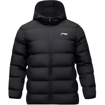 Windproof Warm Hooded Casual Down Jacket Men Outerwear Black YYMU143-1