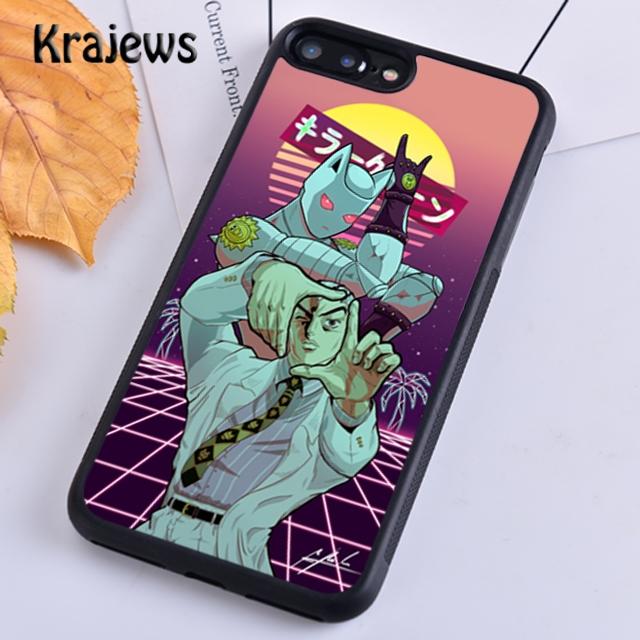 Krajews Kira Yoshikage Killer Queen JoJo Phone Case Cover For iPhone 14 5 SE 6s 7 8 Plus X XR XS 11 12 13 Pro Max Galaxy S21 S22