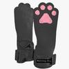 Dog Paw Shape Professional Women's Hard Pull Assist Belt Cowhide Palm Protector Pull Up Dumbbell Fitness Horizontal Bar Gloves