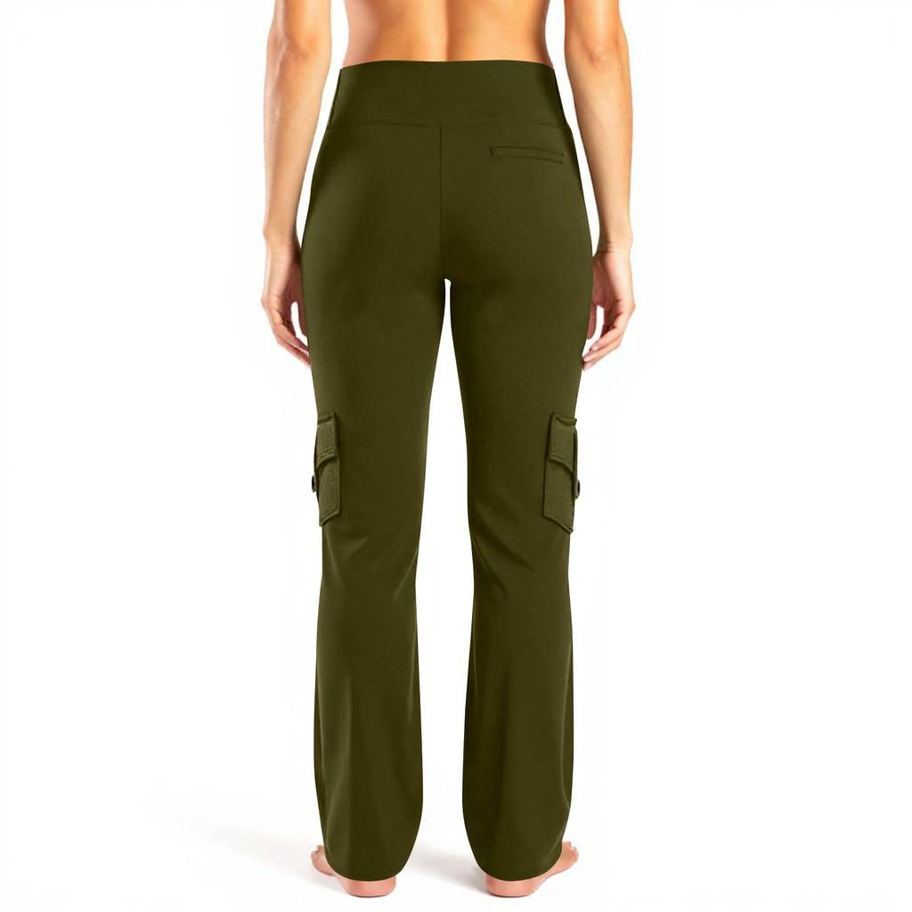 Women's Straight Pants Fashion Casual Pants Nine Point Harlan Pants