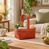 Handheld Wedding Candy Storage Basket with Handle Flower Basket  For Home Wedding Decor