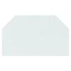 VidaXL Glass Plate for Hexagonal Fireplace 100x60 Cm 324142