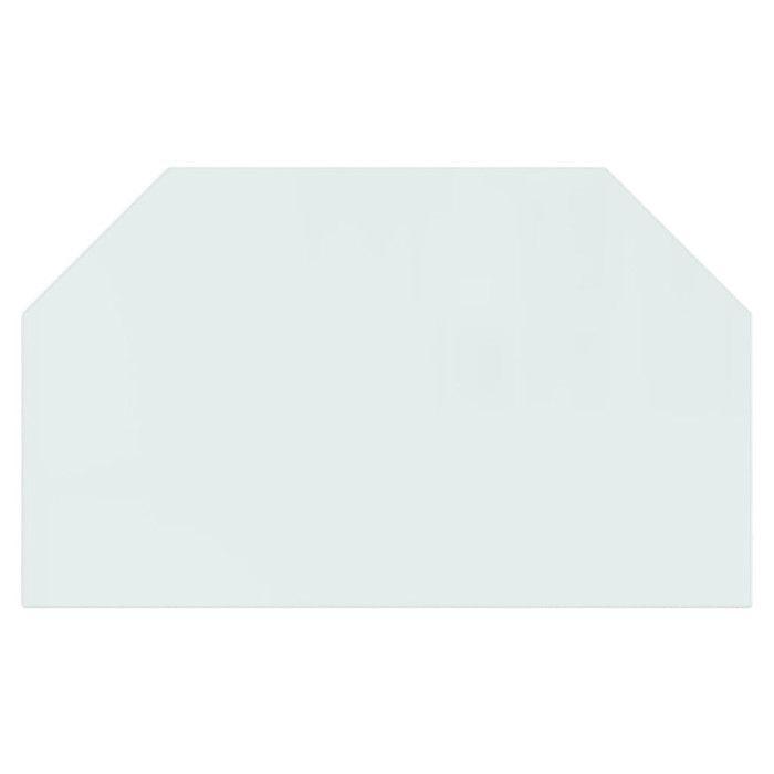 VidaXL Glass Plate for Hexagonal Fireplace 100x60 Cm 324142
