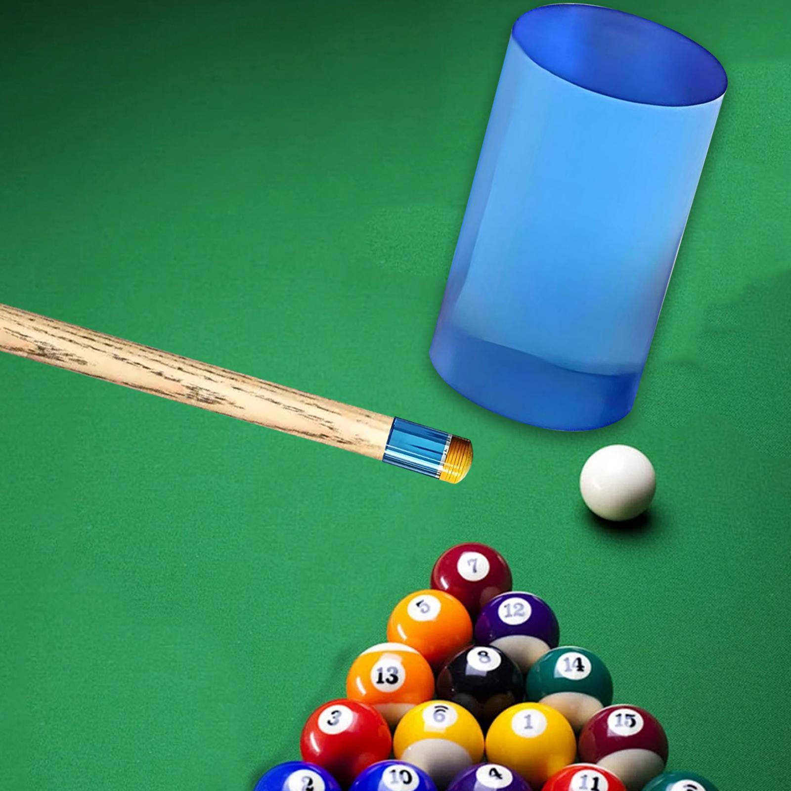 Billiard Cue Stick Ferrule Unfinished Snooker Pool Tip Replacement High Performance Lightweight Easy to Install Pool Cue Ferrule синий