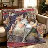 Game H-Hakuoki-I Throw Thick Comfort Flannel Quilt, Multi-scene Use Indoor Outdoor Daily Nap