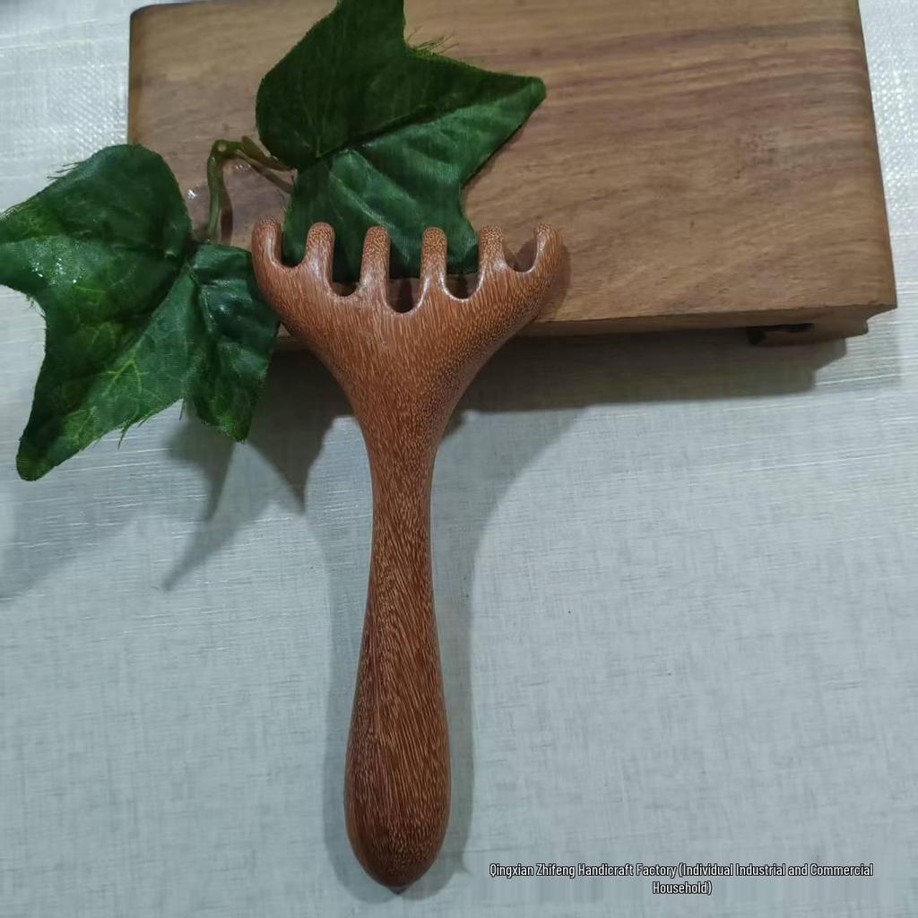 Sandalwood Antler Rake Multifunctional Comb & Nose Scraper