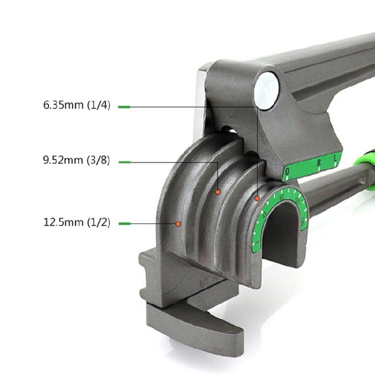 Professionelle Rohrbiegezange 1/4" 3/8" 1/2'' 5/16" 3-in-1 Rohrbieger 180°