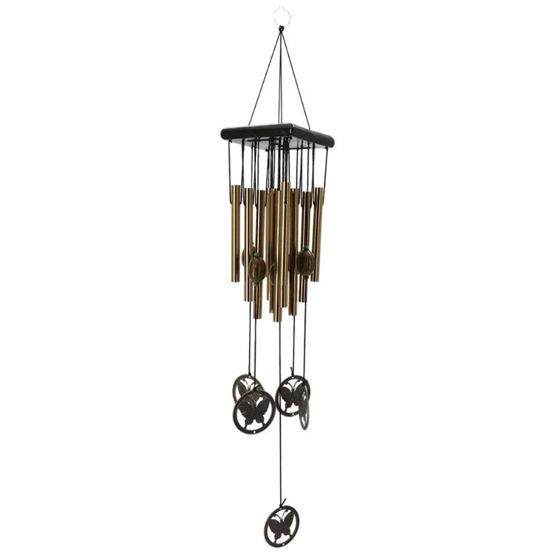 

Bell Windchime 60cm Height Yard Chapel Large Metal Porch Practical 12 Tube Quality 13cm Tube Length Wind Chime
