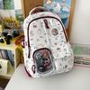 Schoolbag Fashion Cartoon Printed Backpack Female Middle and High School Student School Bag Large Capacity Lightweight Cute Girl Casual Backpack