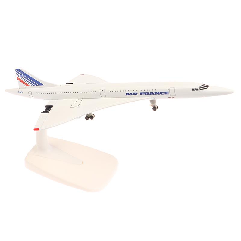 20cm French Union Concorde Air France Airplane Model Airliner Alloy Diecast Air Plane Model Toys Collection Home Decor Ornament
