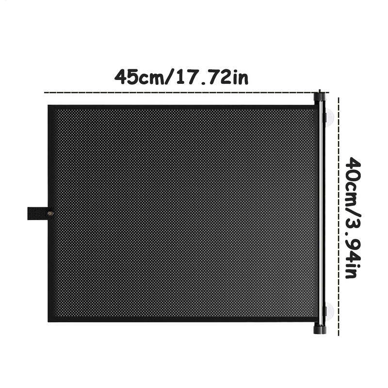 Car Privacy Drapery Car Side Window Shade Single-Touch Retractable UV Protection Automobile Interior Accessories For Hot Weather
