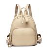 Women's bag new simple fashion soft leather backpack women's fashion small backpack retro