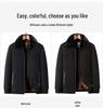 Men's Winter Wool Jacket - Thick, Velvet-Lined, Grandpa Style for Middle-Aged and Elderly