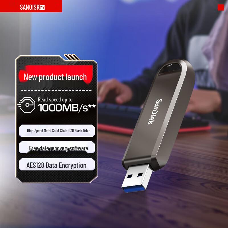 SanDisk 256GB CZ820 USB 3.2 Gen 2 SSD Flash Drive