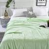 100% Bamboo Fiber Summer Blanket Pure Natural Plant Soft Skin-friendly Summer Duvet Breathable Jacquard Cooling Blanket Quilt