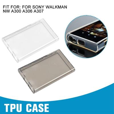 Temizle/Şeffaf Siyah TPU Koruyucu Kabuk Kılıf Kapak Walkman A306 Serisi A307 NW Sony A3 E2G4