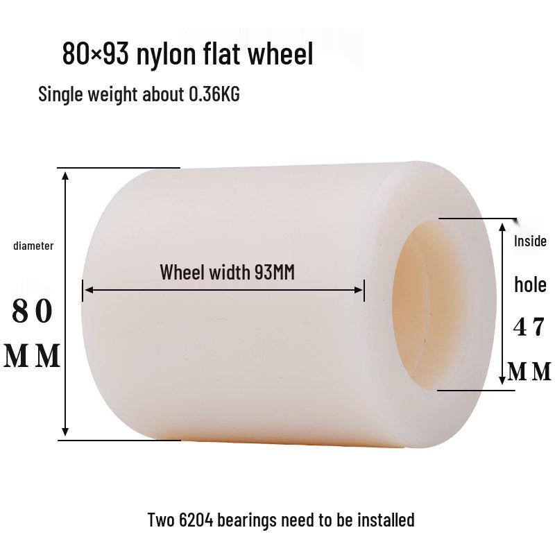 Transpalet Hidraulic Roți Nailon și Miez de Fier Accesorii Stivuitor PU