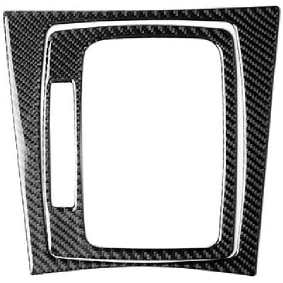For Mercedes-Benz C-Class W204 2007-2013 Real Soft Carbon Fiber Center Console Gear Shift Panel Surround Cover Trim Kit Car Interior Accessories