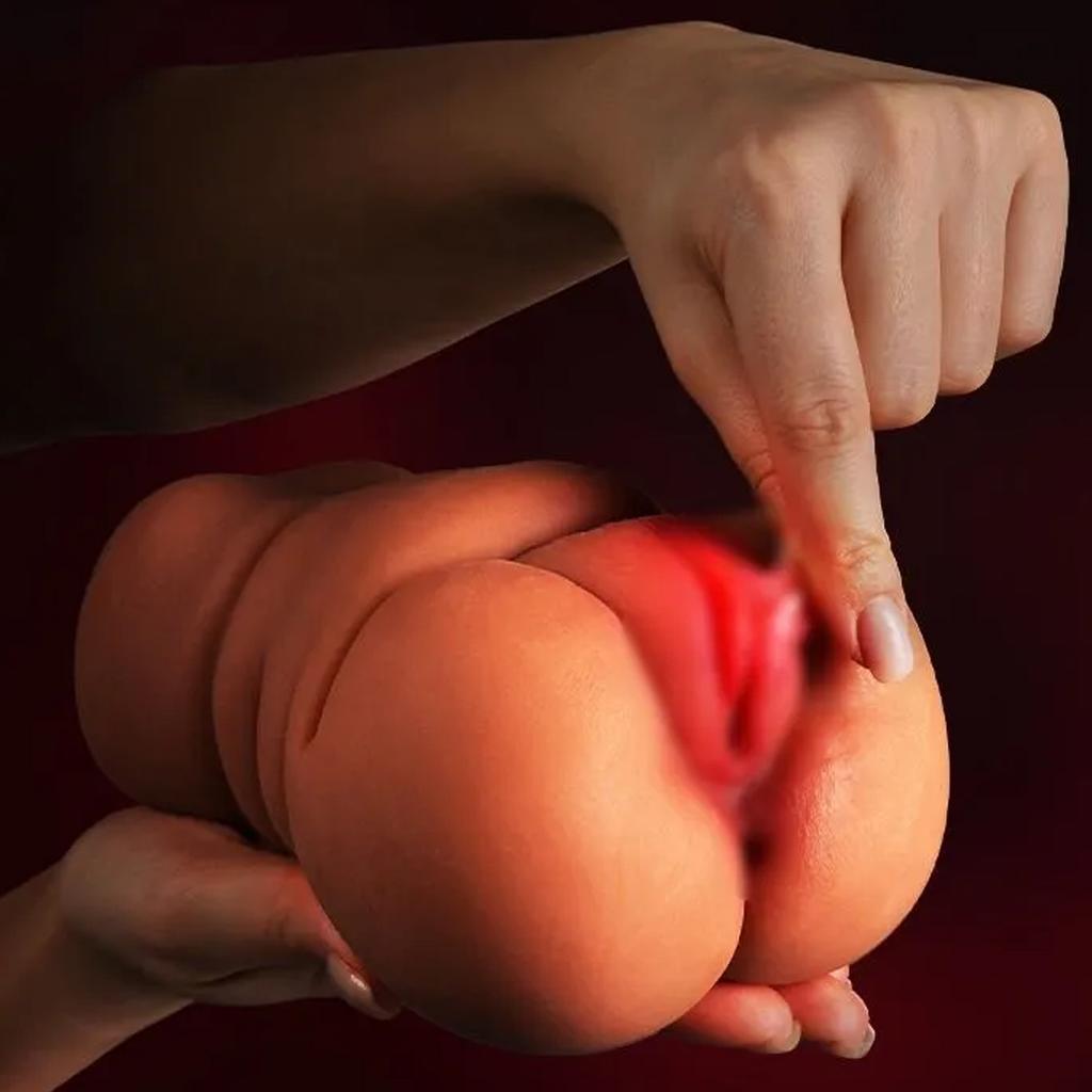 Brown Sextoys Sextoy Male Toy Sex Men's Masturbation Products Mastrubator Man Realistic Vaginas Masturbator Sucking Penis Pussy