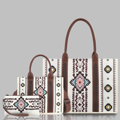 Bohemian Crossbody Damen Tasche, Canvas Tasche, Große Kapazität Mutter-Kind Tasche, Lion Ridge Tasche