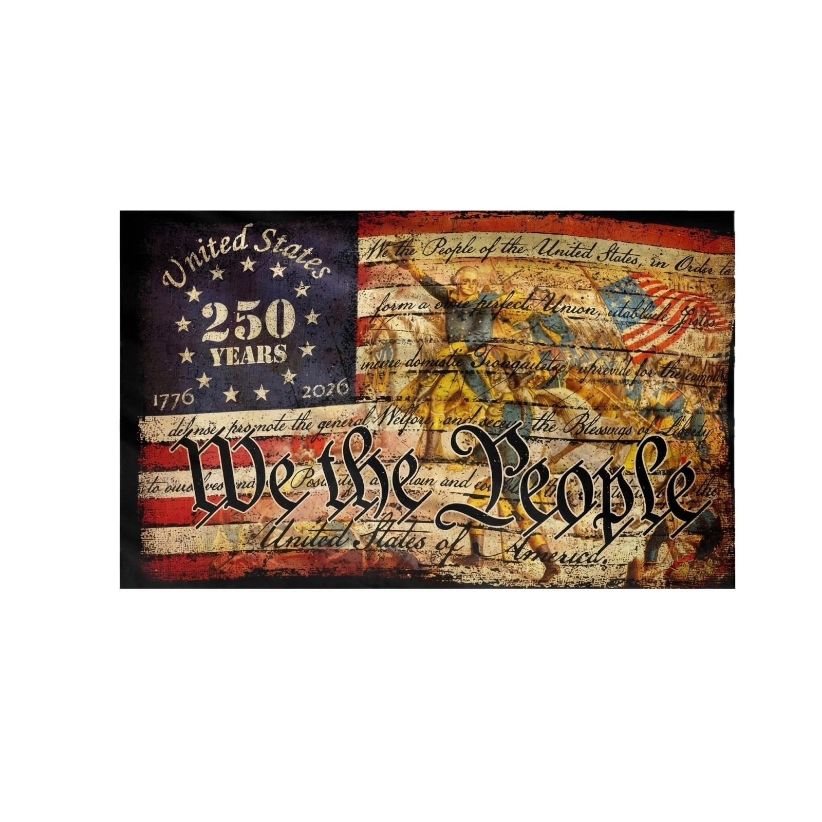 

Anniversary Commemorative Single Flag One Size
